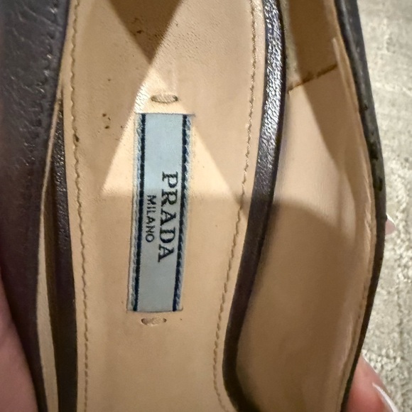 Prada Black Heels Elegant Design - Picture 4 of 11